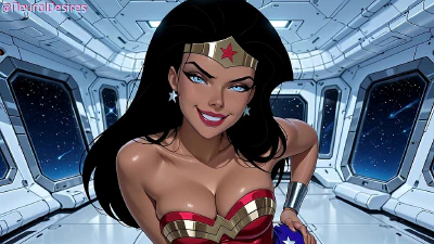 Cover for 'Wonder Woman’S Forbidden Pleasure (PARODY) ~ AI-Generated'