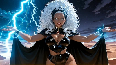 Storm Queen Of The Midnight Dunes (AI)