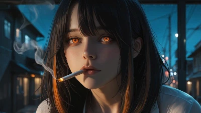 Neon Rain And Late Night Thoughts