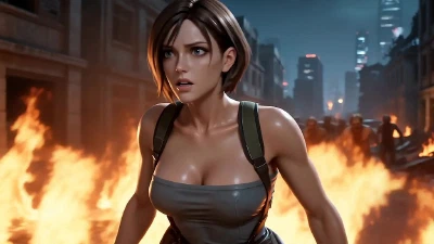 Jill Valentine After The Fall (AI Video)